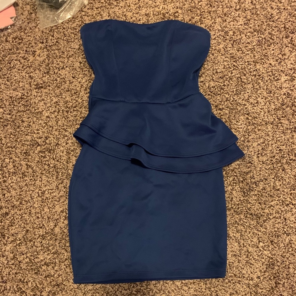 Blue club dress